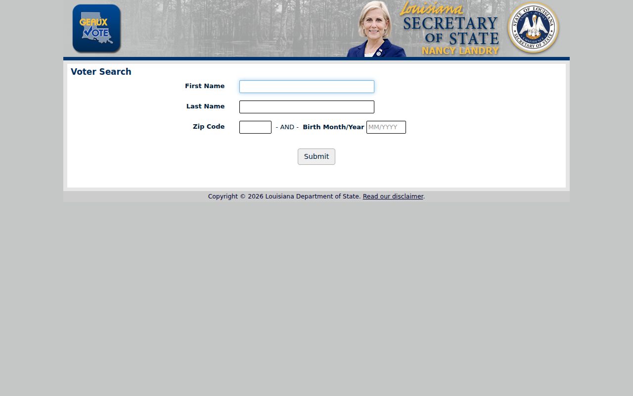 Kenner residents directory Louisiana voter name search