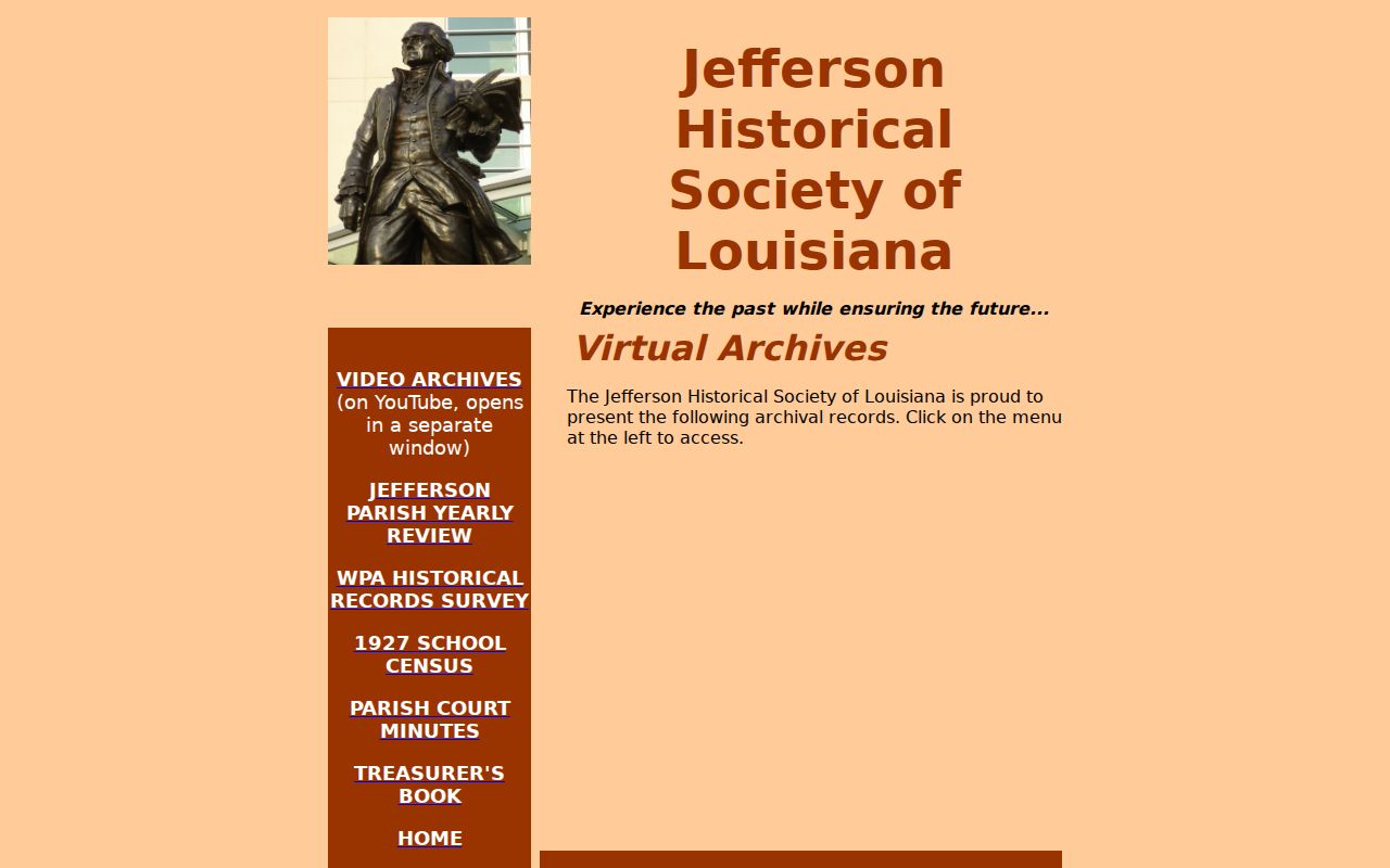 Kenner neighbors research in Jefferson Historical Society archives