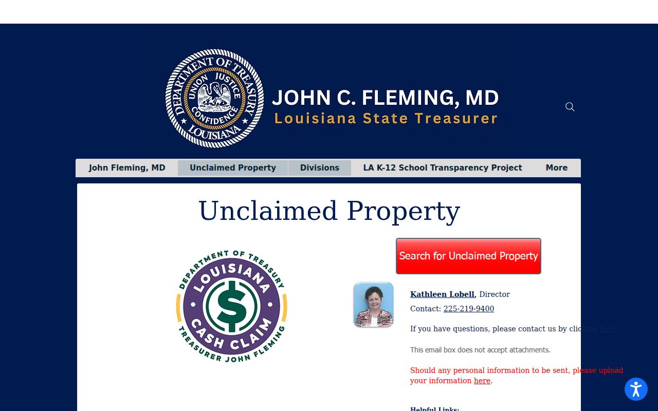 Kenner resident lookup through Louisiana unclaimed property resources